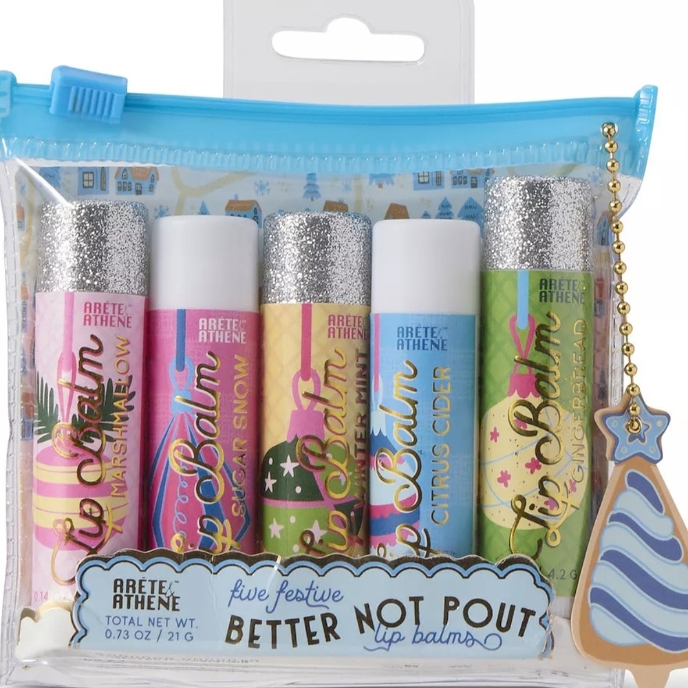 3 Seprate Festive Lip Balm and lotion Stocking stuffer bundle🎄🎄🎄